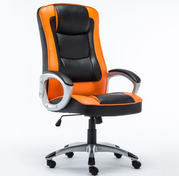 Nylon Base Leather Office Chair