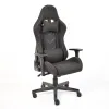 Black Fabric Gaming Chair