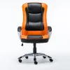 Nylon Base Leather Office Chair