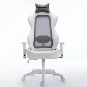 White Leather Gaming Chair