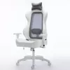 White Leather Gaming Chair